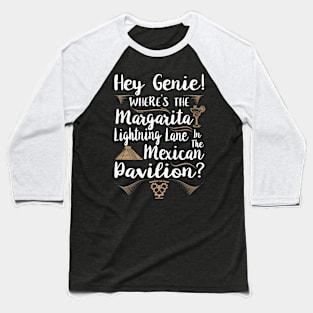 White Margarita Lightning Lane Baseball T-Shirt